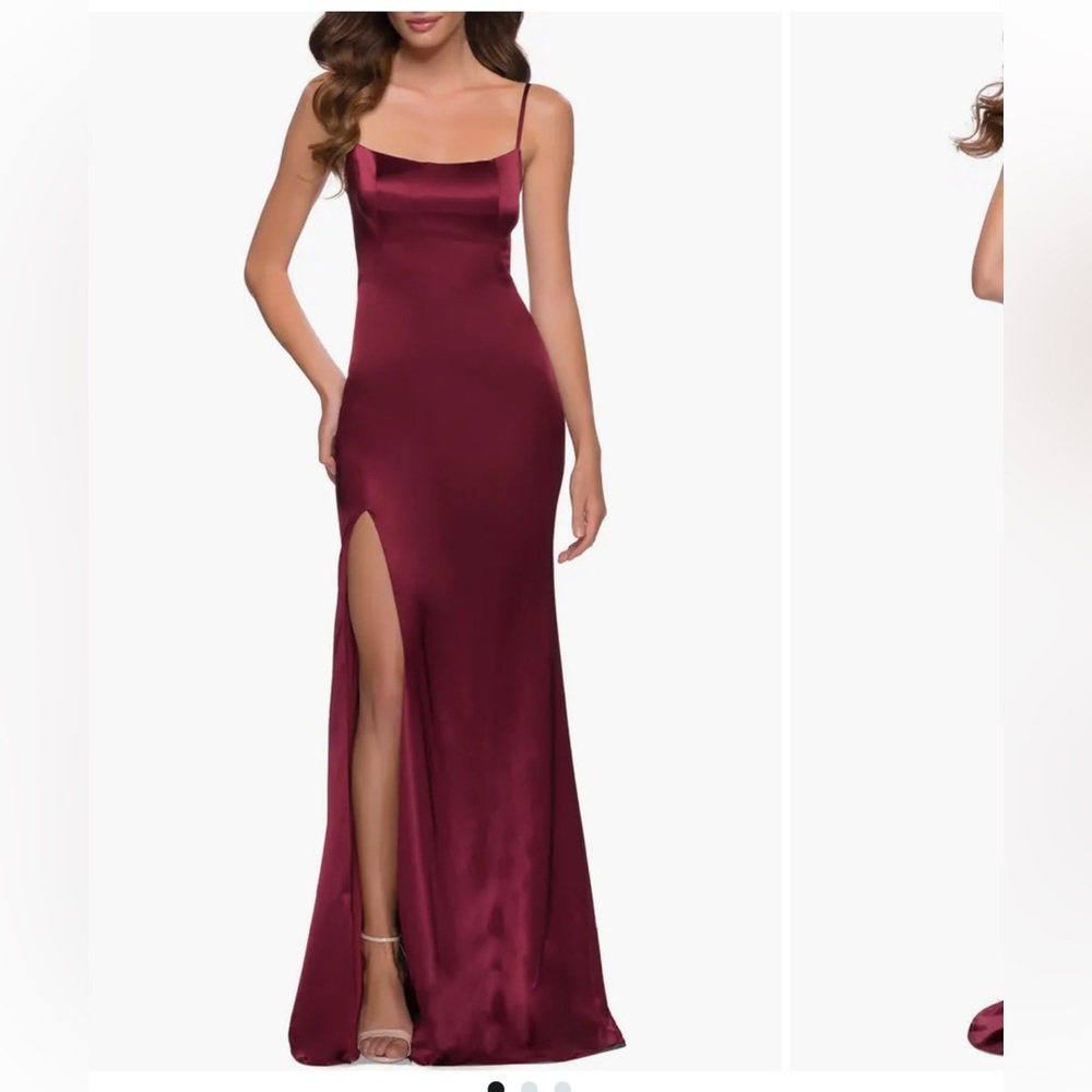 La Femme Burgundy Gown